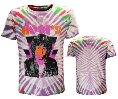 Produktbild von The Doors Jim Morrison Dip Dye T-Shirt – Offizielles Merchandise - L