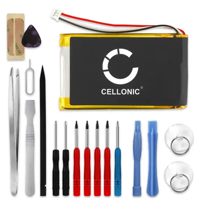 Immagine prodotto di CELLONIC 1x Batteria per Navigatore GPS Compatibile con TomTom SatNav, GO 730, GO 630, 1697461 – (1300mAh, 3.8V) + Set di strumento