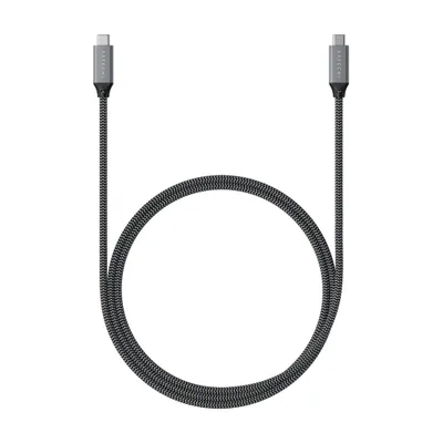 Produktbild von Satechi USB4 C-auf-C Kabel SchwarzGrau USB-C auf USB-C 08m