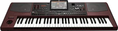 Produktbild von Korg PA-1000 Entertainer Keyboard, 61 halbgewichtete Tasten, Anschlagdynamik, Aftertouch, Bordeauxrot