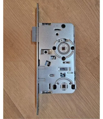 Produktbild von PROFI Silber 55 mm Einsteckschloss WC DIN Rechts, Dornmaß 55 mm, Entfernung 78 mm, Stulpenbreite 20 mm, Stulpfarbe Silber, Klasse 1, Einsteckschloss für WC Türen