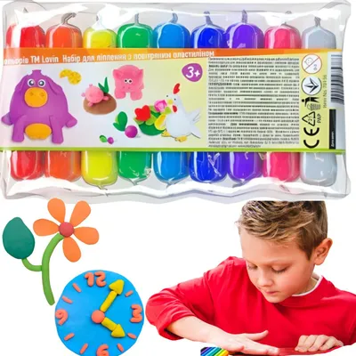 Immagine prodotto di Set di pasta leggera foamcolour 9 colori