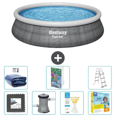 Produktbild von Bestway Fast Set Rund - 457x107 cm - 8-teilig  S459