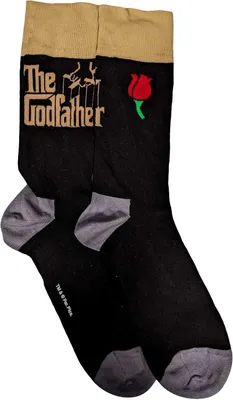 Produktbild von The Godfather - Knöchelsocken für Herren/Damen Unisex RO5374 (40,5 EU - 45,5 EU) (Schwarz/Grau/Gold)
