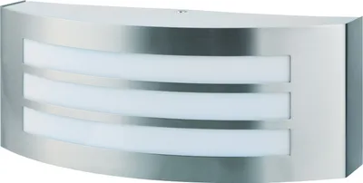 Produktbild von Grafner Edelstahl Wandleuchte | halbrund | für innen und Außen | IP44 | E27 | modernes Design