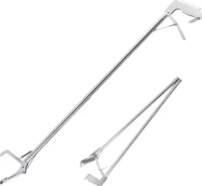 Produktbild von Heavy Duty Snake Tongs Reptile Aal Grabber Catcher Edelstahl Müllclip Weitkiefer Handhabung Zange