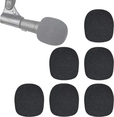 Productafbeelding van Set van 6 Kogelmicrofoon Popfilters voor Verbeterde Audiokwaliteit