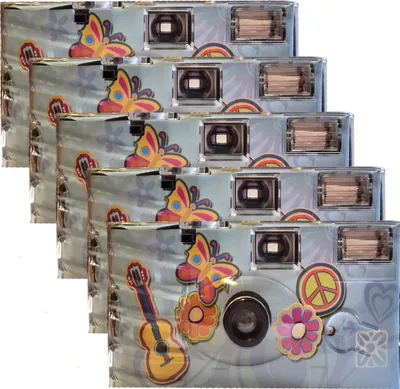 Produktbild von 5 x Sonderposten Einwegkamera Flower Power MHD 03.2026