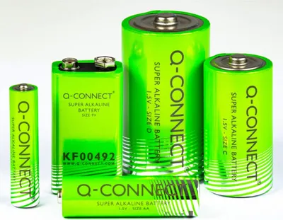 Obrázok produktu pre Q-CONNECT 4 x AA, Batéria na jedno použitie, AA, Alkalický, 4 kusov, Zelená, Cylindrický