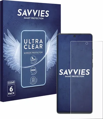Produktbild von 6x Für Motorola Moto G85 Schutzfolie Savvies Displayschutz Display Schutz Folie Klar Transparent