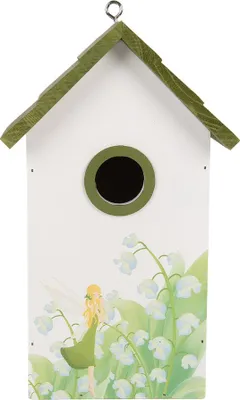 Immagine prodotto di Casetta per uccelli Clayre & Eef 15x10x22 cm Legno bianco