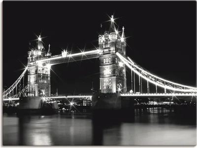 Produktbild von ARTland Leinwandbild Tower Bridge London Größe: 60x45 cm