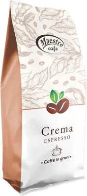 Immagine prodotto di Maestro CREMA ESPRESSO 1KG Caffè in grani [40% Arabica 60% Robusta]
