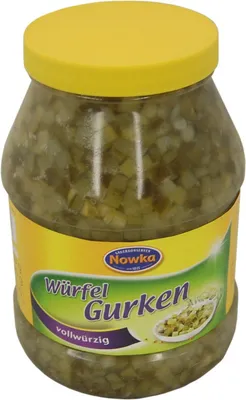 Obrázok produktu pre Nowka kocky uhoriek so sladidlami hotové uhorky 2260g