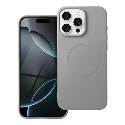 Zdjęcie produktu dla Etui / pokrowiec do Apple iPhone 16 Pro szary - SILICONE MAG COVER