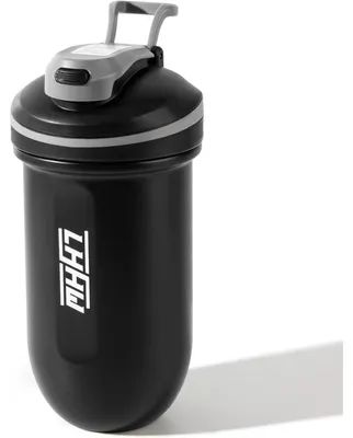 Image de Shaker en acier inoxydable de 500 ml, sans BPA, étanche, de la marque Force, couleur noire