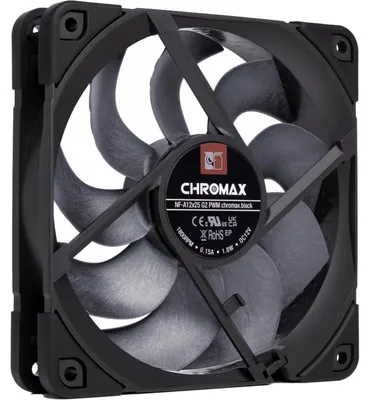 Produktbild von NF-A12x25 G2 PWM chromax.black (schwarz, PWM-Anschluss, 120 mm)
