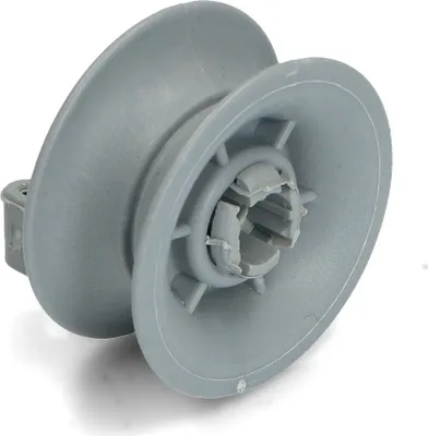 Produktbild von 1x Korbrolle für Spülmaschine Oberkorb kompatibel zu BSH Bosch Siemens, Bauknecht, Whirlpool - 611666, 165313