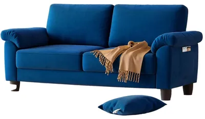 Image de Canapé 2 places - Petit canapé - Divan - Petit banc - Canapé - Compact, 177,8 cm - Rangement intégré dans les accoudoirs