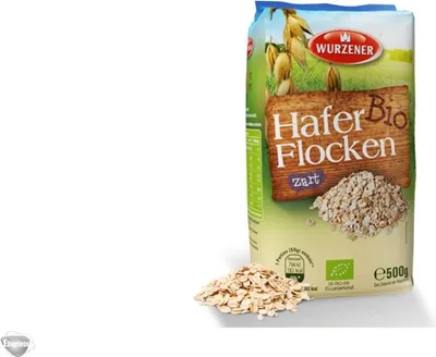 Immagine prodotto di 10 confezioni di fiocchi d'avena biologici Wurzener delicati (10x500 g)