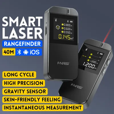 Produktbild von Smart Infrarot Entfernungsmesser mit LCD-Bildschirm und Schwerkraftsensor – Distanzmessgerät 0,05 bis 40 Meter