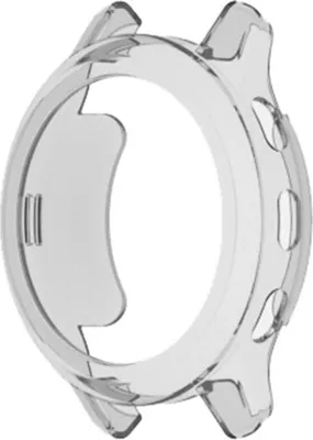 Produktbild von Schutzhülle Schutztasche für Garmin Venu 2 Plus Case Cover Bumper Etuis Schale Tasche, Farbe:Transparentes Grau