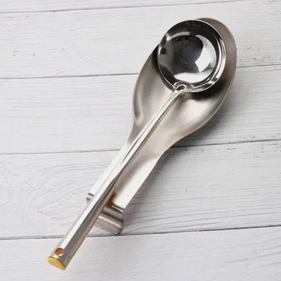 Produktbild von Löffelablage für Küche, Utensilienablage Edelstahl Löffelhalter Küche (Gold)