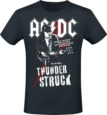Produktbild von AC/DC T-Shirt Herren Thunderstruck schwarz 4XL