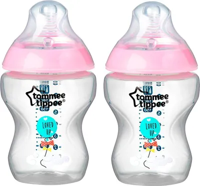 Imagen del producto de Tommee Tippee Closer To Nature, biberón de 260 ml, modelo X2, talla única