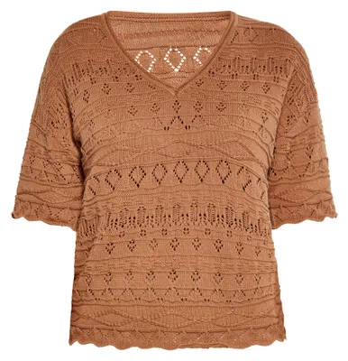 Immagine prodotto di Maglione da donna Jeona, color cammello, taglia M