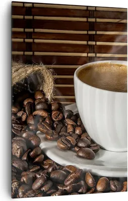 Produktbild von Bild auf Leinwand - Leinwandbild - Einteilig - Aroma Kaffee Getreide - 80x120cm - Wand Bild - Wanddeko - Wandbilder - Leinwanddruck - Wanddekoration - Leinwand bilder - Wandbild - PA80x120-2382