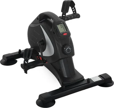 Produktbild von Pedaltrainer leiser Heimtrainer mit 8 Stufen Magnetwiderstand LCD-Display Beintrainer mit Anti-rutschmatte Senioren Arm- & Beintraining Pedal-Trainer, 58 cm, 48 cm, 37 cm
