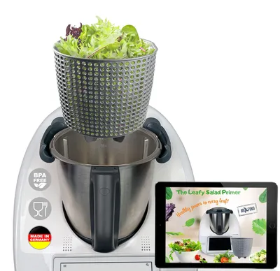 Slacentrifuge für Thermomix TM7/TM6/TM5 – Salattrockner + Kocheinsatz