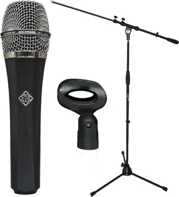Zdjęcie produktu dla Mikrofon dynamiczny Telefunken M80 ze statywem