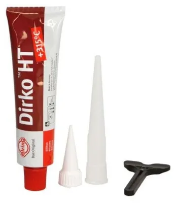 Produktbild von Elring 705708 Dirko HT elastische Universal Dichtmasse Abdichtung 70 Silikon Rot