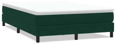 Productafbeelding van vidaXL Boxspringbed zonder matras, donkergroen, 140x220 cm, fluweel