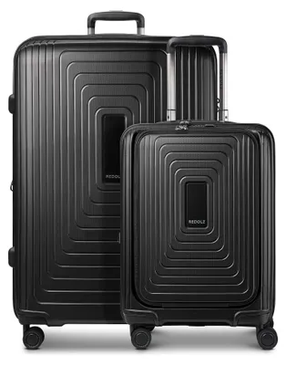 Produktbild von Redolz Essentials 14 4-Rollen Kofferset 2 tlg. Laptopfach mit Dehnfalte