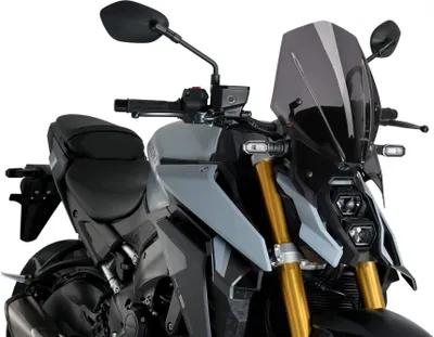 Produktbild von PUIG Naked Touring Dunkelrauch Windschild ABE genehmigt für Suzuki