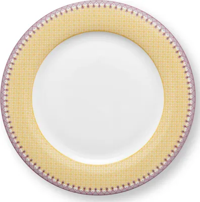 Produktbild von PIP STUDIO Lily&Lotus Tiles Yellow Speiseteller 26,5cm