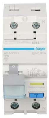 Produktbild von Hager ADA916D, 240 V