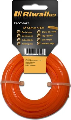 Produktbild von Riwall PRO Mähfaden Ø 1,5mm, Länge 15m, quadratischer Querschnitt