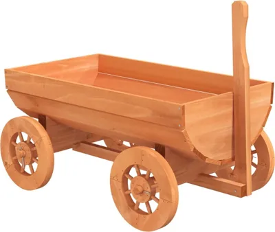 Zdjęcie produktu dla vidaXL Wózek dekoracyjny 70x43x54 cm z litego drewna jodłowego