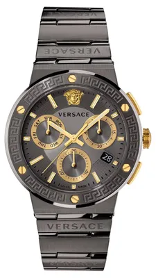 Produktbild von Versace Herren Uhr Armbanduhr Chronograph GRECA LOGO VEZ900521 Edelstahl