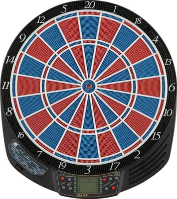 Produktbild von Sunflex Sport NOVIO, Dartscheibe, Schwarz, Blau, Rot, Kunststoff, Elektronisch, LCD, Erwachsener