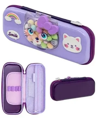 Zdjęcie produktu dla Piórnik piankowy 3D Kitty Lavender ASTRA - ASTRA papiernicze