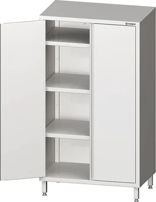 Produktbild von Hochschrank mit Flügeltüren, 1100x600x1800 mm, verschweißt