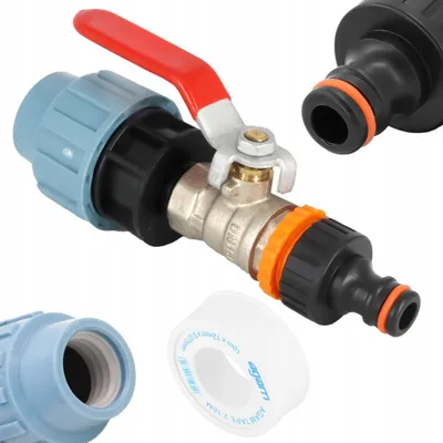 Produktbild von LoveMyGarden Kugelhahn Anschluss für Rohr 25mm Schnellkupplung 1/2''