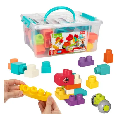 Produktbild von Toi-Toys Bausteine Set soft 48 Stück für Kleinkinder und Kinder