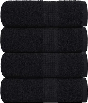 Produktbild von Gästetücher FROGN 4 Stk. Schwarz 30x50 cm 360 g/m²