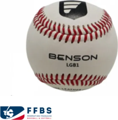 Obrázek produktu pro Benson LGB1 9" oficiální baseballový míč | Ballon Officiel FFBS